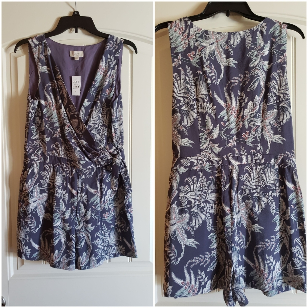 Floral paisley Romper